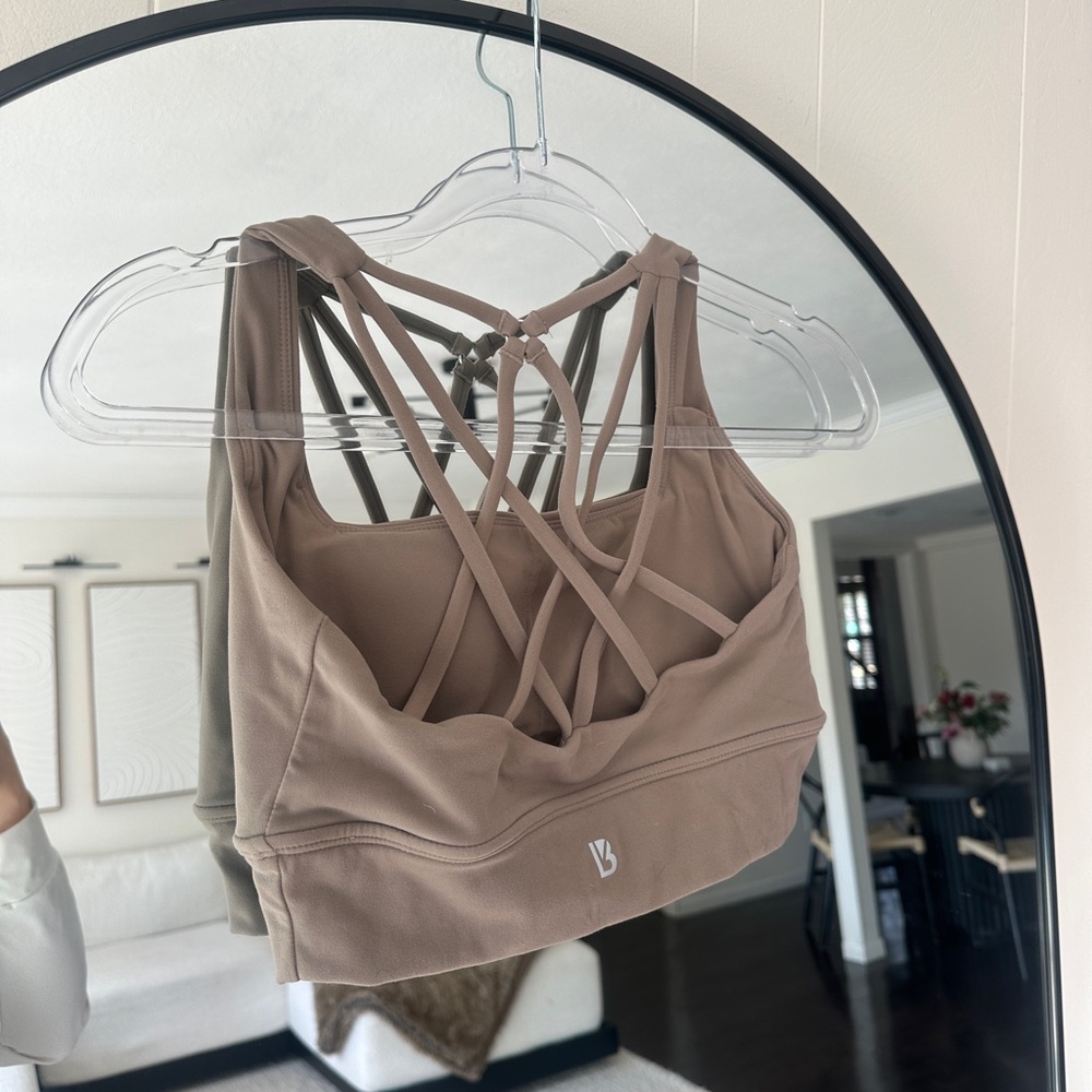 BuffBunny Strappy Brown Sports Bra
